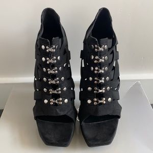 Jessica Simpson square toe heels